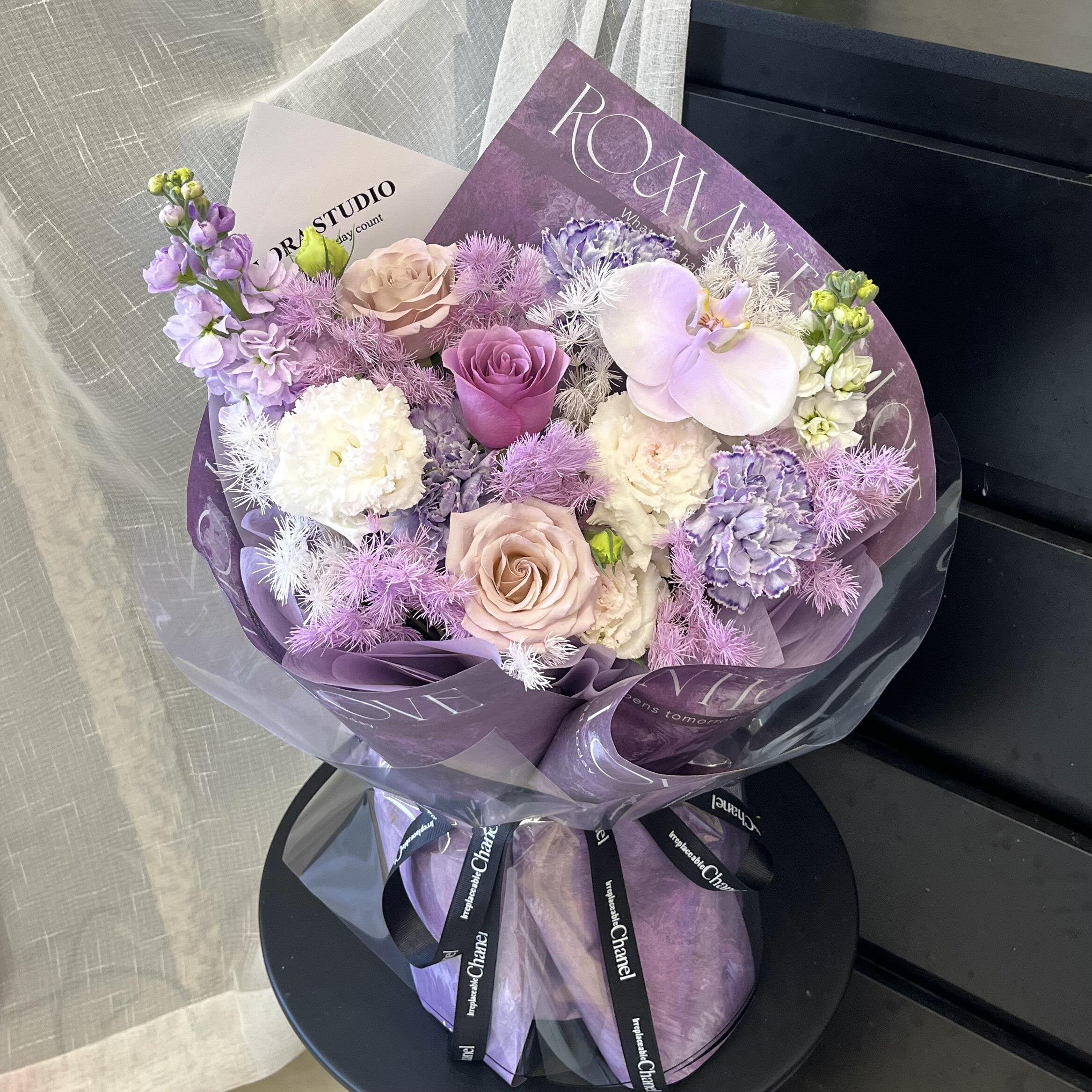 西安鲜花花店同城速递康乃馨玫瑰向日葵混搭小花束生日送妈妈闺蜜
