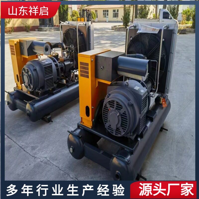 永磁变频小型工业空压机 便携式螺杆空压机 高压小型气泵