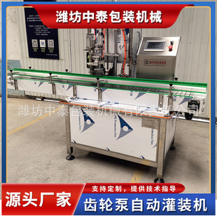 洗衣液齿轮泵伺服灌装 小型膏体液体灌装 机 单头齿轮泵自动灌装