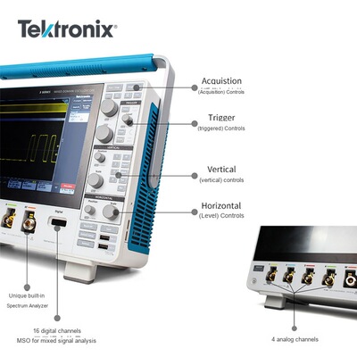 Tektronix MDO34 Series 3-BW-100 Hybrid Domain Digital Oscill