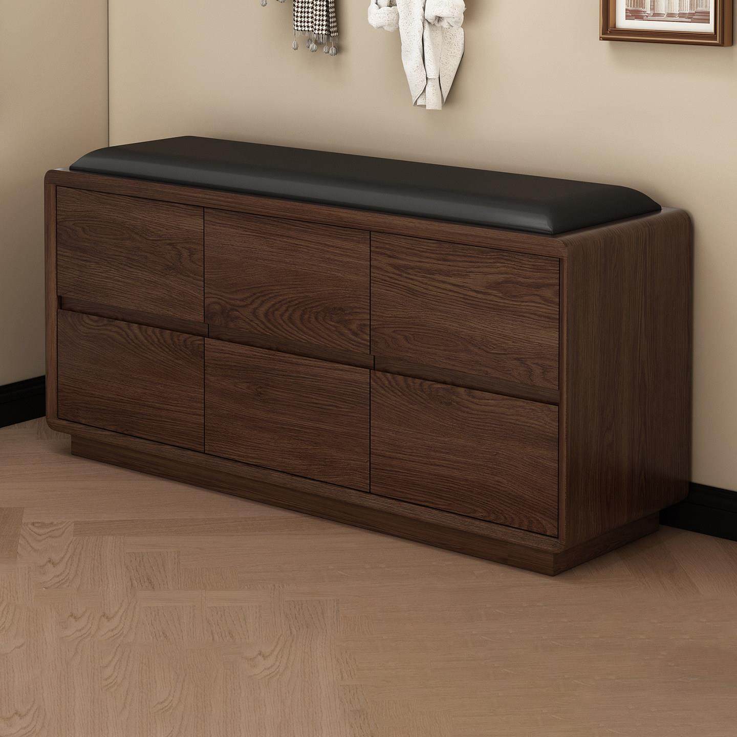 轻奢软包换鞋凳家用入户门口多层实木鞋架柜一体免安装可坐穿鞋凳,住宅家具,换鞋凳,淘宝优惠券,粉丝福利购,淘宝优惠卷