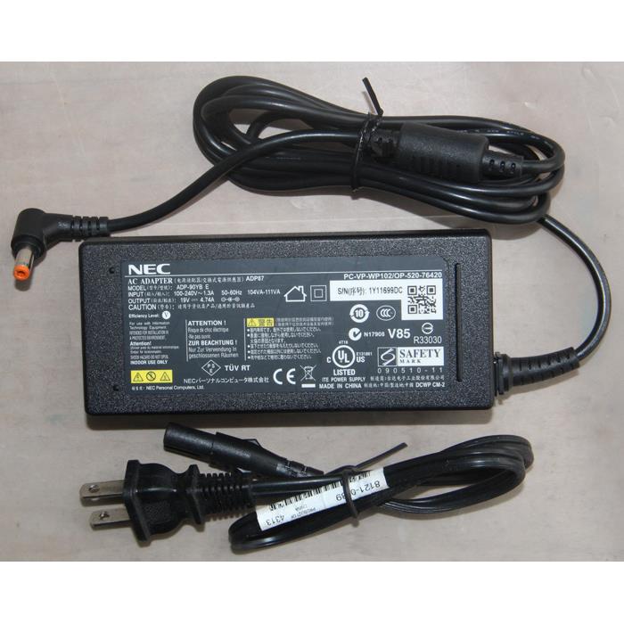 原装NEC19V4.74A电源适配器线ADP-90YB E AP-1900-35笔记本充电器