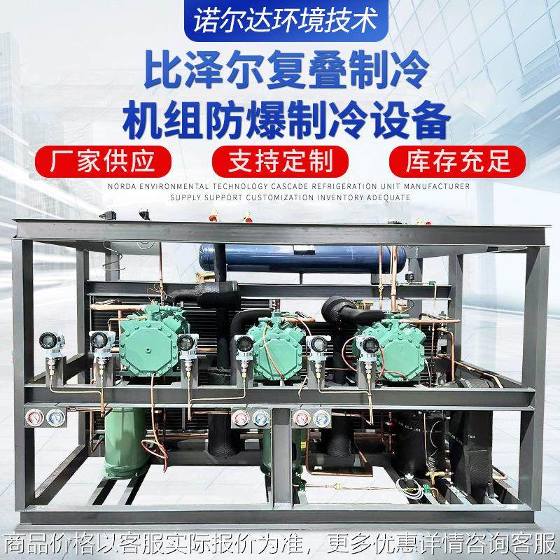 厂家供应比泽尔复叠制冷机组防爆制冷设备冷库制冷机组