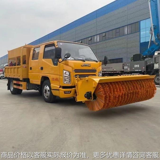 卡车式道路除雪车大型户外高速路大面积除雪破冰应急清扫铲雪车