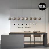 意式 极简 餐厅吊灯现代简约吧台北欧设计师高端创意玻璃长条灯