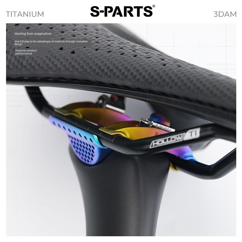 S-Parts钛合金3Dam 3D打印适用于闪电Sl8座管底部支架螺丝配件组