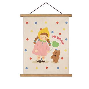 挂布墙布背景布装饰画客厅卧室宿舍装饰挂毯儿童房布艺挂画免打孔