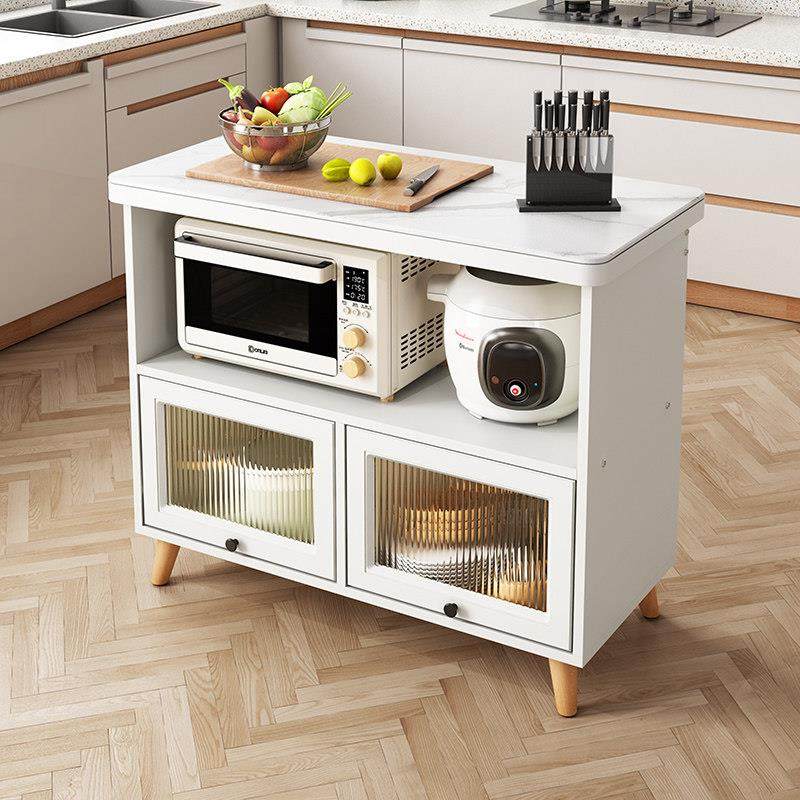 厨房柜子多功能收纳台橱柜家用岩板切菜桌置物架微波炉烤箱储物柜,厨房/烹饪用具,厨房置物架/置物柜/角架,淘宝优惠券,粉丝福利购,淘宝优惠卷