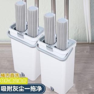 胶棉刮刮乐大号海绵拖把懒人家用一拖净挤水免手洗卫生间拖地神器