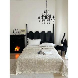 威斯顿家用纺织品格纹午餐毯扔春夏毯沙发休闲棉毯凯撒真色