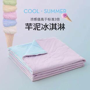 海门市寝梦居家用纺织品厂西瓜冻冻被子夏凉被新款夏季凉感冰丝冰