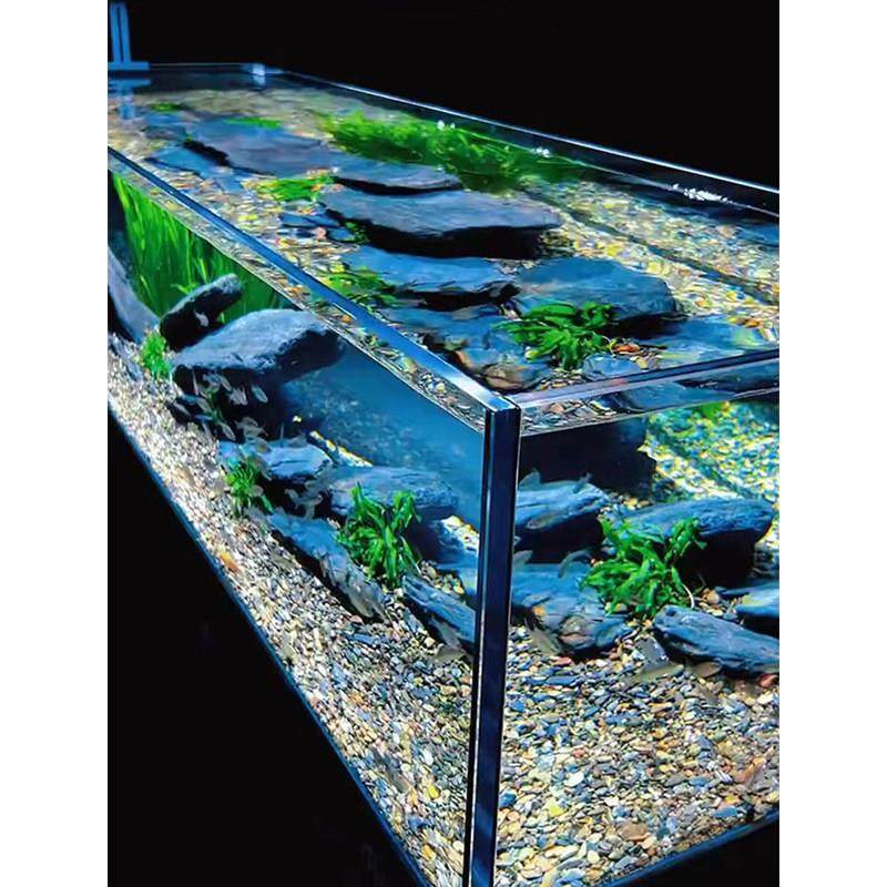 工业风溪流缸全套大型鱼缸造景底滤超白玻璃原生态草缸2025年新款,宠物/宠物食品及用品,底柜/落地缸,淘宝优惠券,粉丝福利购,淘宝优惠卷