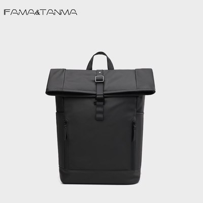 小众男士商务双肩包大容量男包电脑背包女防水男生大学生皮质书包