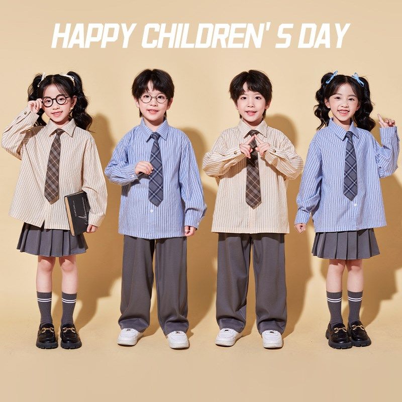 儿童演出服幼儿园朗诵大合唱小学生班服衬衫西装裤表演学院风套装,童装/婴儿装/亲子装,儿童演出服,淘宝优惠券,粉丝福利购,淘宝优惠卷