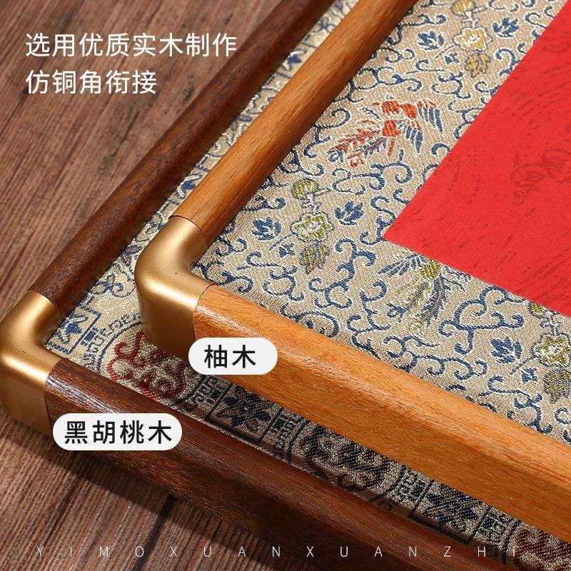 中式订婚书中国风自己写相框摆台定制简约画框摆件手写下聘书结婚