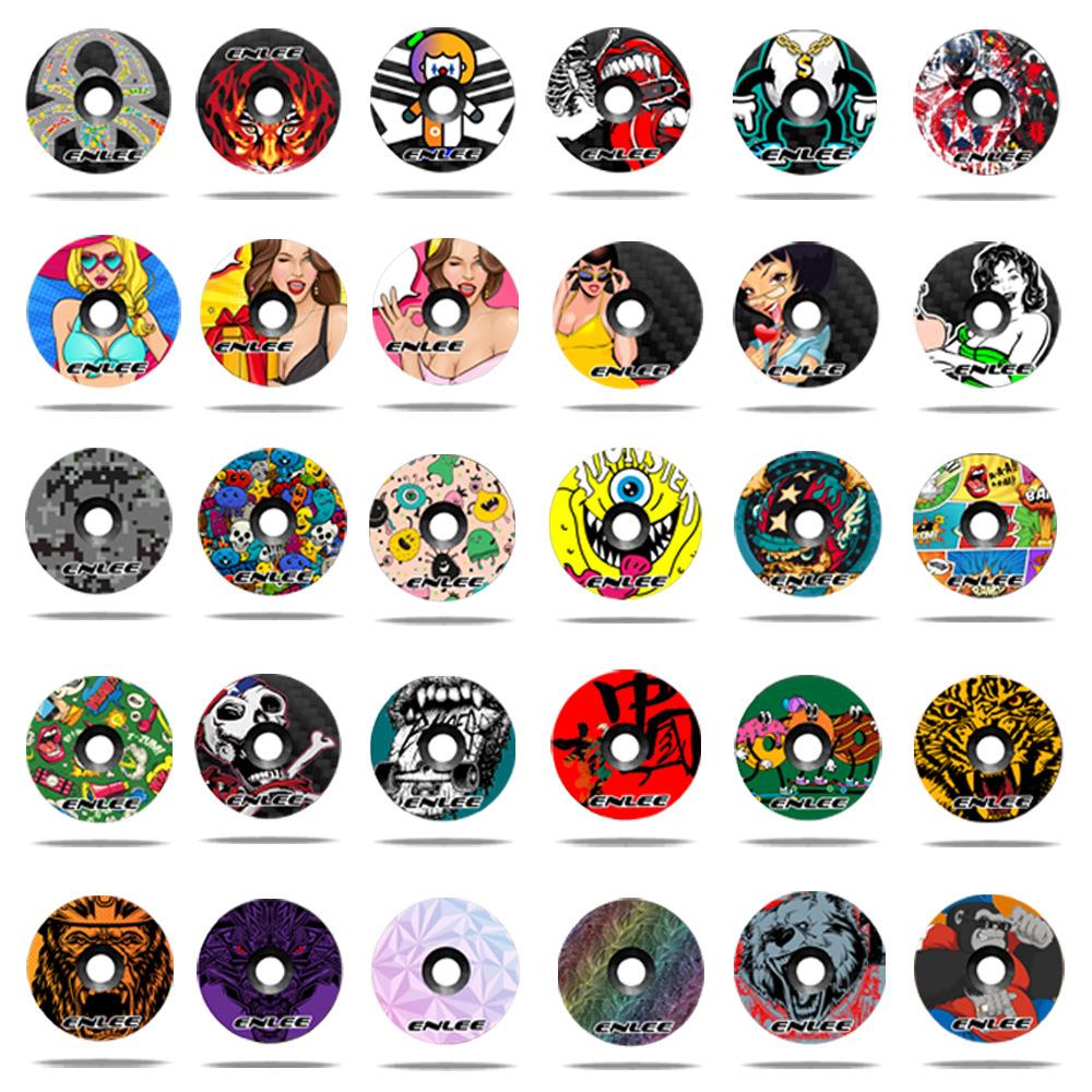 ENLEE自行车碳纤维碗组盖 山地公路车把立盖 太阳盖 上管盖