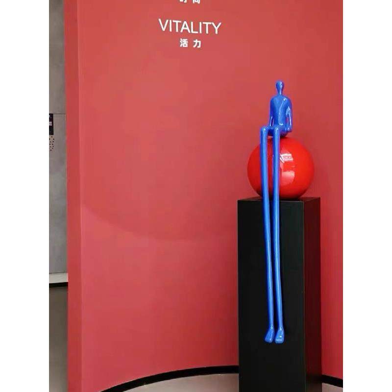 现代轻奢抽象坐姿长腿人物摆件办公室样板间售楼处客厅公司装饰品,家居饰品,装饰摆件,淘宝优惠券,粉丝福利购,淘宝优惠卷