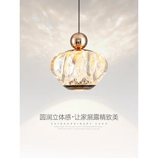 卧室床头吊灯意式极简可升降沙发背景墙轻奢过道玄关吧台吊线灯具