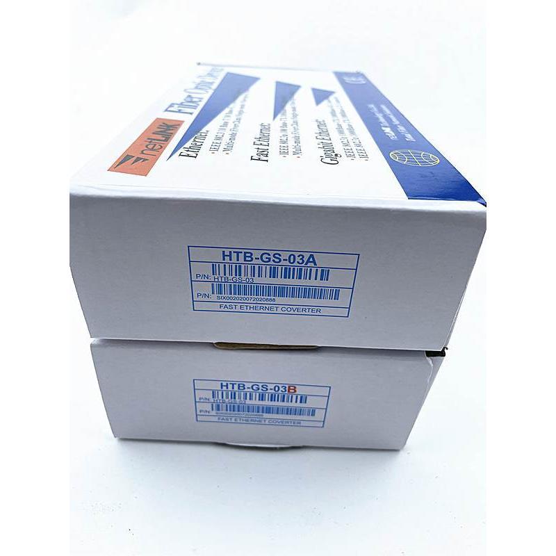 HTB-GS03AB百兆光纤收发器千兆单模单纤光钎收发器SC口光电转换器