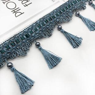 窗帘花边吊穗珍珠吊球窗帘装饰品帘头沙发吊坠流苏窗帘配件辅料