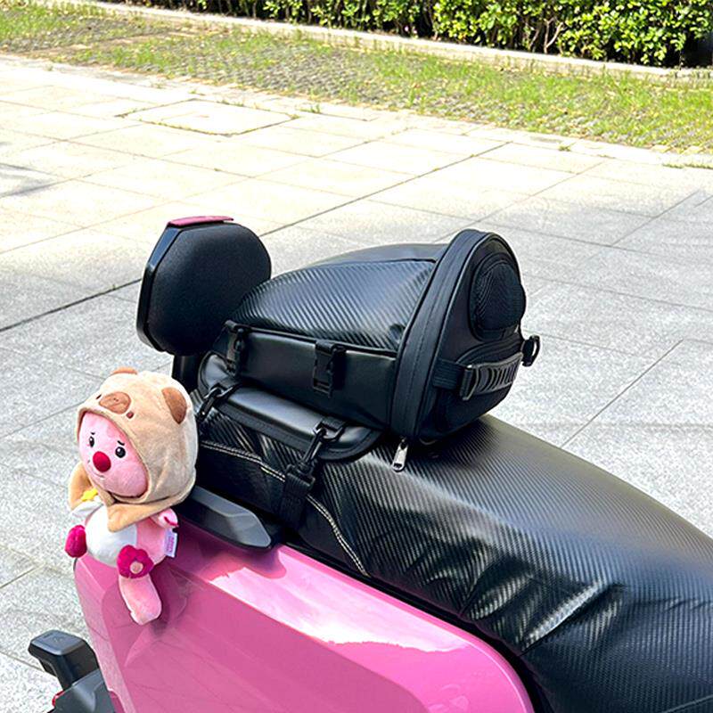 机车尾包电动车后座侧边骑士包防水防雨机车挂物包骑行摩旅装备