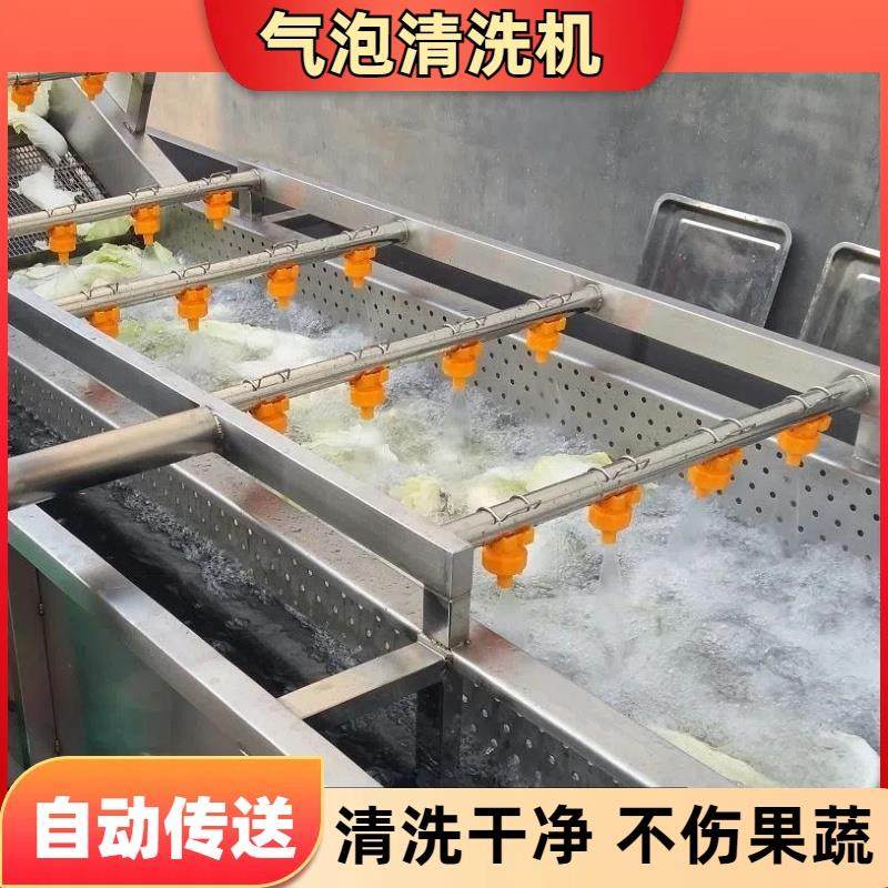 果蔬气泡清洗机大型商用全自动洗菜机食品厂高压喷淋式清洗机定制