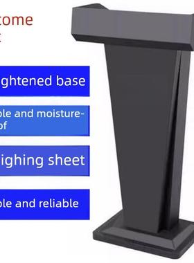金属定制教室轻豪华服务台裙台导购台宴会销售部婚礼高端司仪台