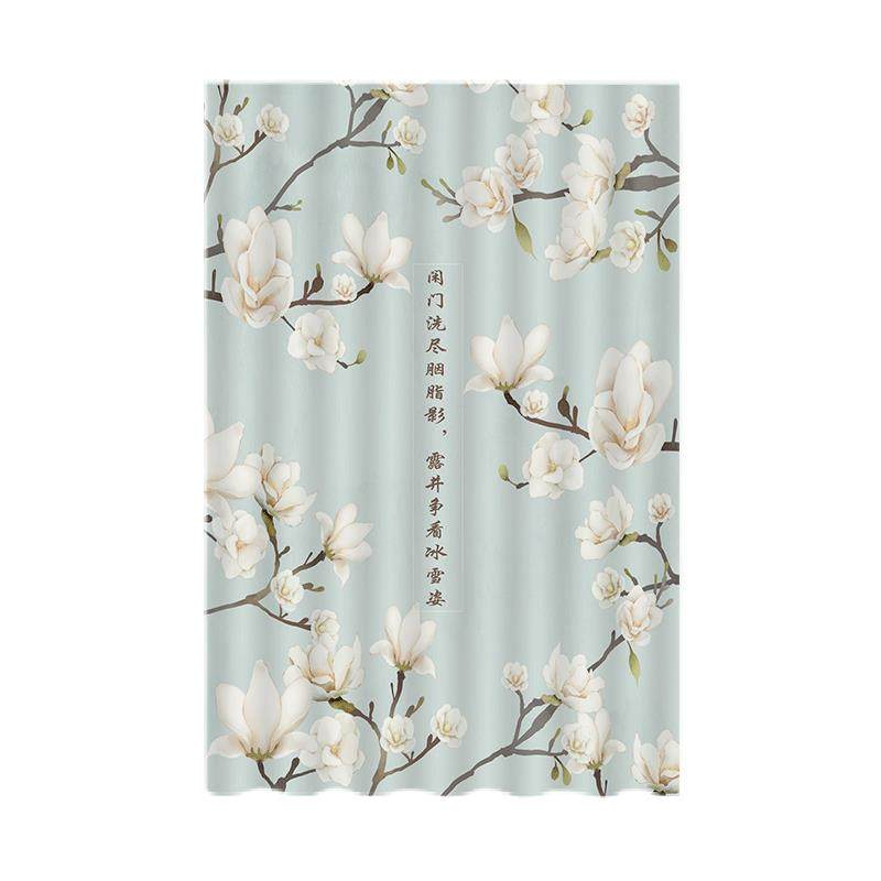 书柜防尘帘柜子遮挡帘免打孔书架柜帘魔术贴挂帘轨道式杂物柜布帘