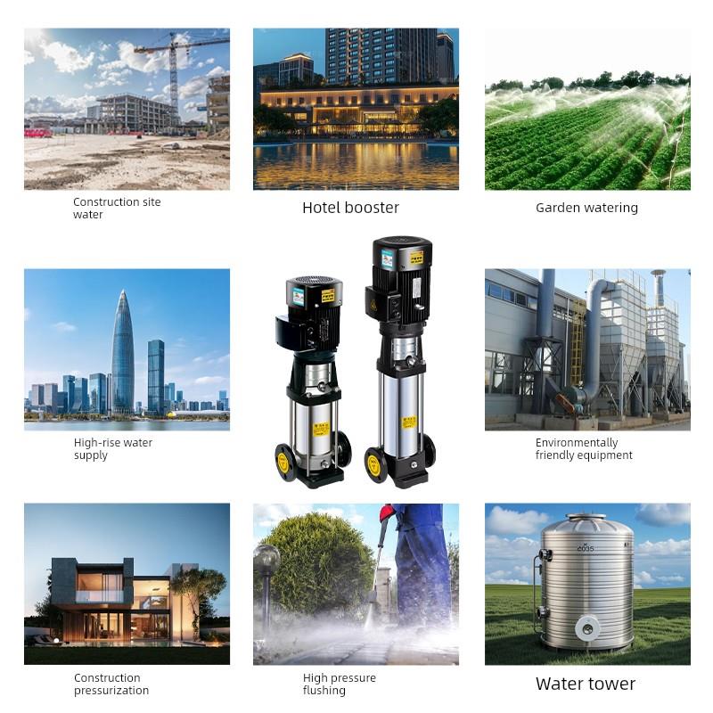 Cdlf8不锈钢立式多级离心泵智能变频恒压给水增压器离心泵锅炉补