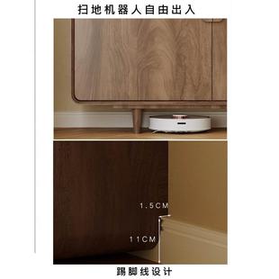 胡桃木五九斗柜组合客厅置物收纳柜实木卧室简约中古床尾储物柜子
