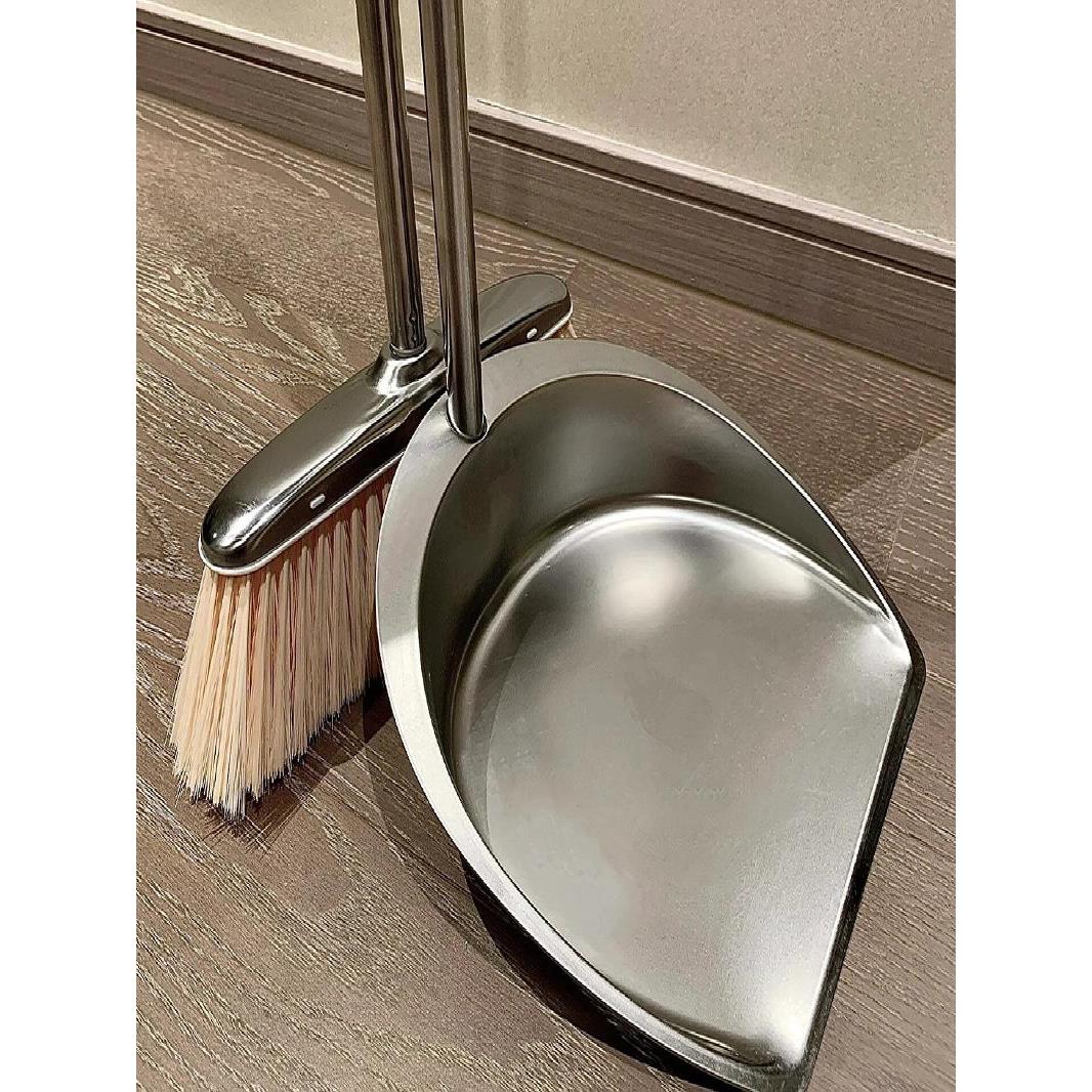 扫把组家用簸箕组合经典的不锈钢经典的垃圾铲大簸箕扫地扫帚