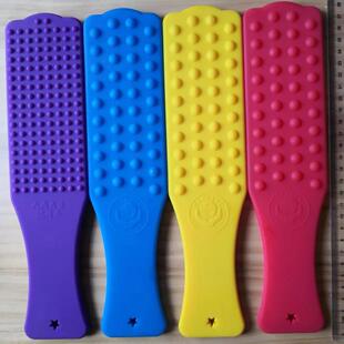 排沙板硅胶经络叩击棒肩颈叩击按摩健身锤腿拍保健特别2包