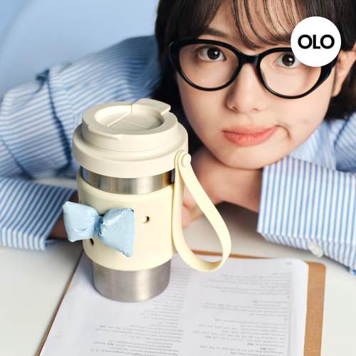 holoholo洞洞咖啡杯子女高颜值便携吸管水杯随行316L不锈钢保温杯