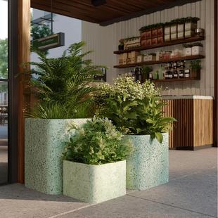 户外不锈钢花箱成品组合庭院花园露台外摆围栏隔断花坛室外种植箱