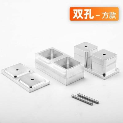方块机翻板钩自制鱼饵砖成型器爆炸饵海竿鲢鳙抛竿糠饼压饵料模具