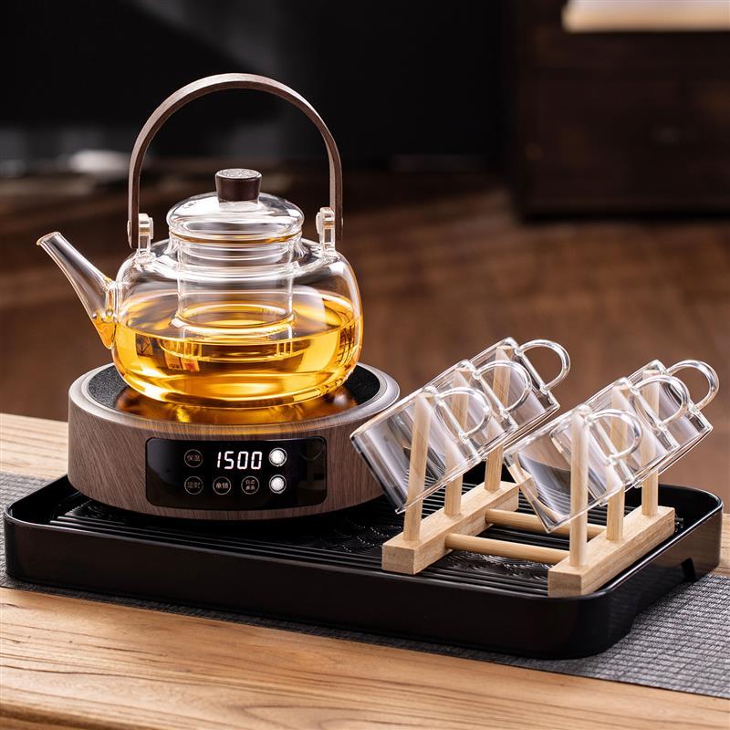 玻璃煮茶壶功夫茶具套组2026新款黑晶炉专用烧水壶电热泡茶壶家用