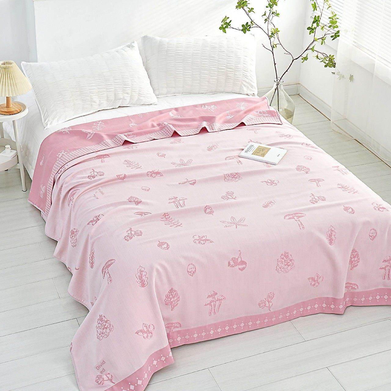 天阳乐孜尔竹纤维单层纱布盖被单今夏薄空调午餐毯凉毛巾被,床上用品,休闲毯/毛毯/绒毯,淘宝优惠券,粉丝福利购,淘宝优惠卷