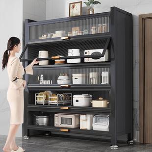 厨房置物架落地多层收纳架子家用多功能锅架放锅具微波炉储物柜子