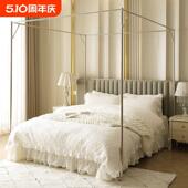 蚊帐支架落地不锈钢杆子家用加粗加厚1.0 1.5 1.8米