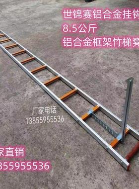 铝合金超轻比武挂钩梯俄式世锦赛挂钩梯TGL4消防拉梯单杠梯伸缩梯