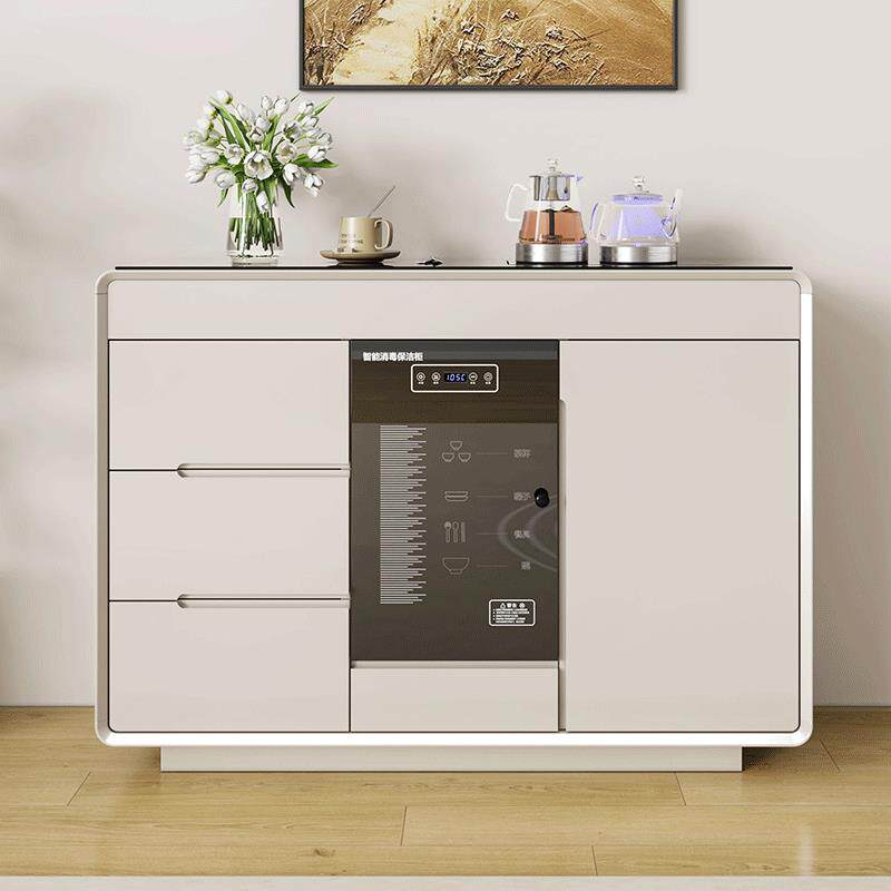 台式茶吧机自动上水2024年新款家用柜子一体柜小型桌面餐柜一体