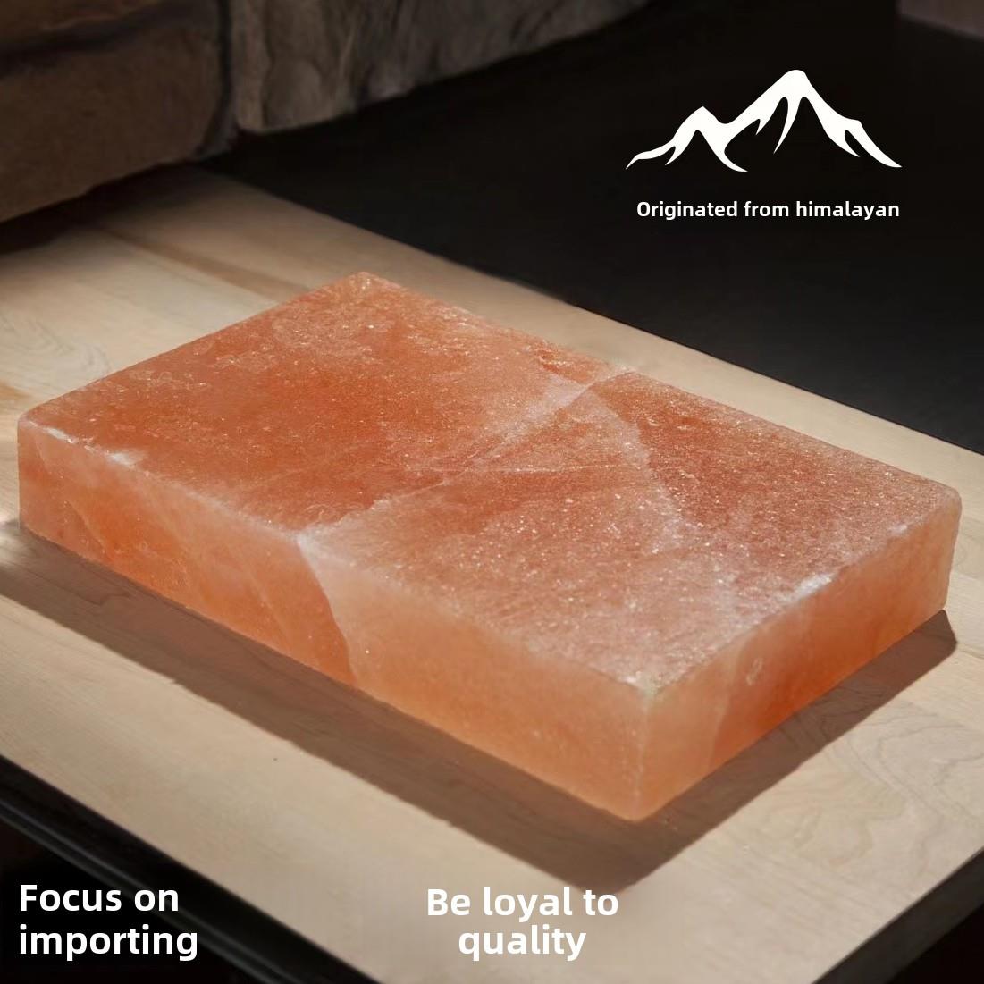 汗蒸房盐屋天然喜马拉雅盐砖浴盐盐板巴基斯坦高品质喜事盘定制