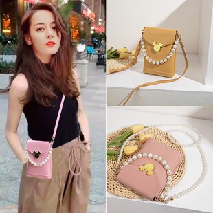 2024新款 百搭单肩T斜挎包便携零钱 手机包女斜挎迷你可爱小包时尚