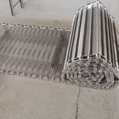 新款304不锈钢网带耐高温输送网B带流水线同步网链烘干机螺旋输送