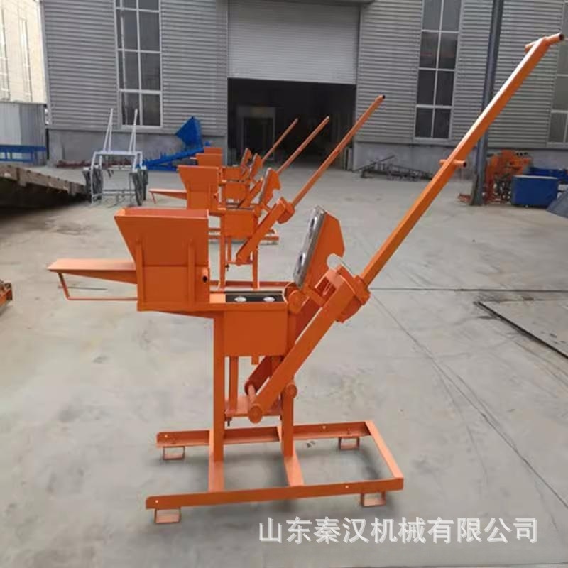 小型手动黏土砖机非洲方孔空心砖砌块机家用免烧水泥砖机乐高砖机