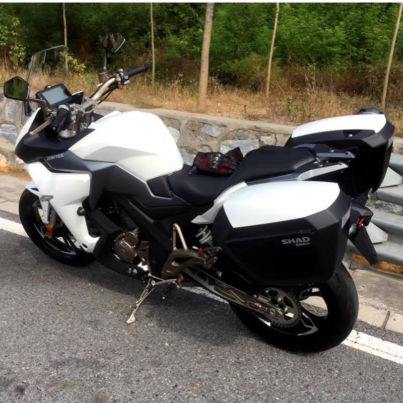 适用升仕310X边箱350X边箱支架机车改装夏德三箱尾架侧挂后备箱