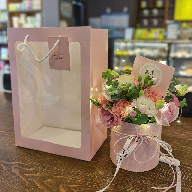 38妇女节精致小花束康乃馨玫瑰混搭上海鲜花同城速递生日礼物团购