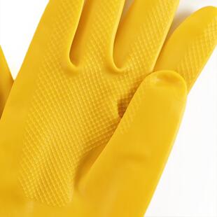 天下双牌工业乳胶皮手套牛筋手套加厚耐用家务手套5双包邮