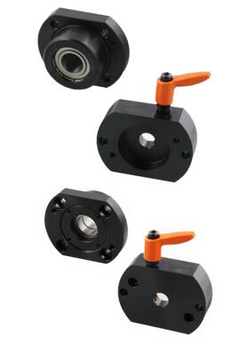 30度梯形丝杆支座LHF03丝杠底座LHF08支撑座防转动固定MRWZ-CP8圆