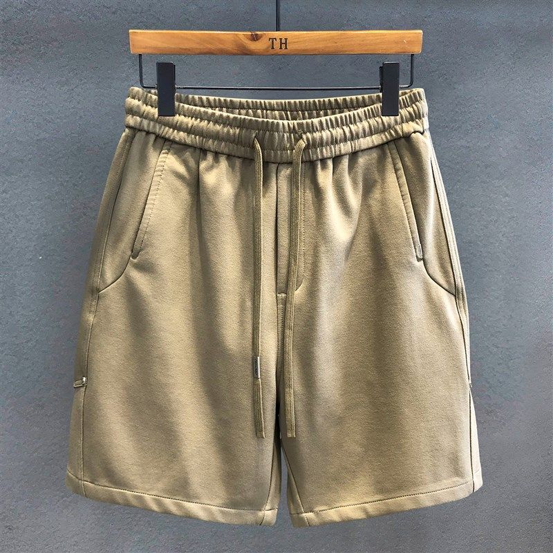 柔质亲肤高品质重磅运动休闲短裤男士2025夏季宽松五分裤男生卫裤,男装,短裤,淘宝优惠券,粉丝福利购,淘宝优惠卷
